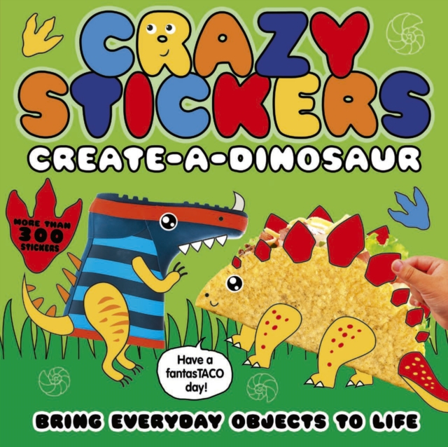 Crazy Stickers: Create-a-Dinosaur, Paperback / softback Book