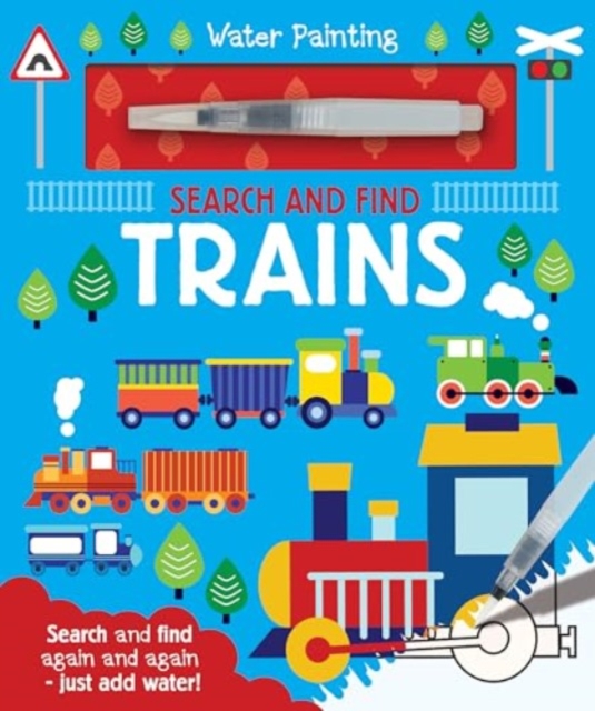 Search and Find Trains, Hardback Book