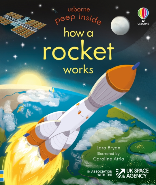 Peep Inside How a Rocket Works, Board book Book