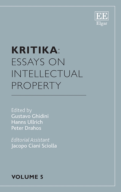 Kritika: Essays on Intellectual Property : Volume 5, PDF eBook