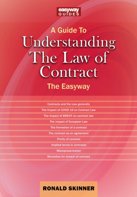 A Guide To Understanding The Law Of Contract, Paperback / softback Book