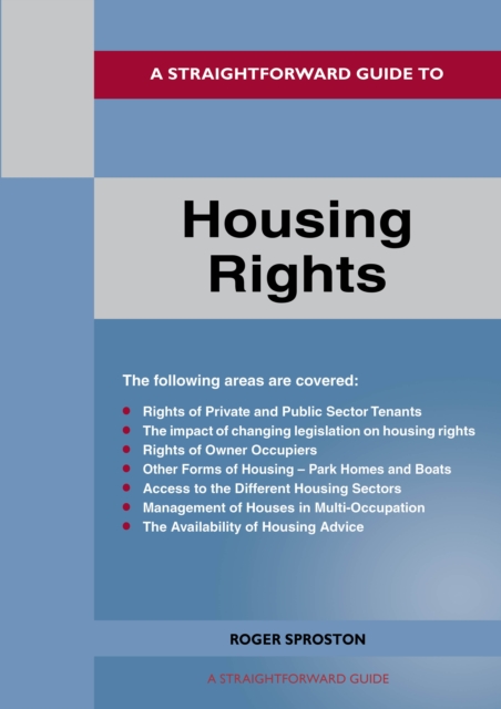 A Straightforward Guide To Housing Rights : Revised Edition - 2024, Paperback / softback Book
