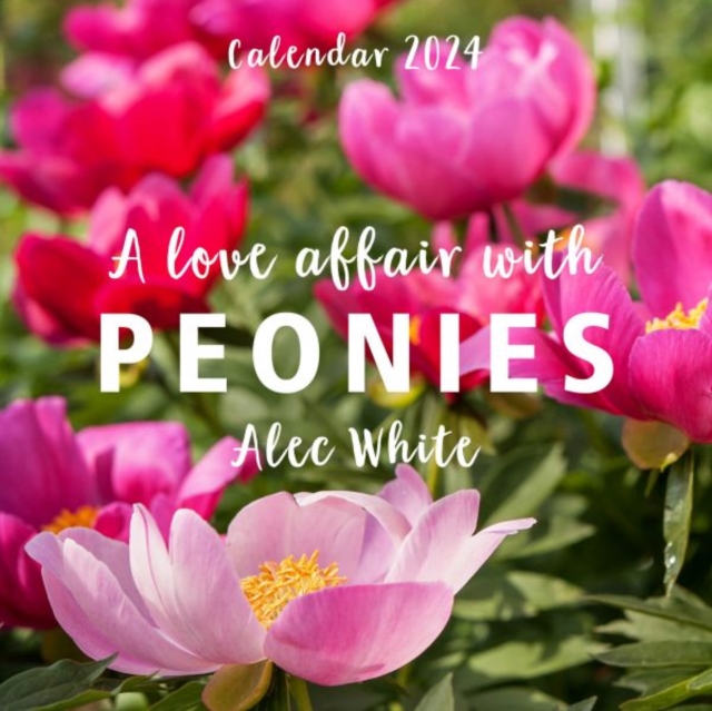 Love Affair with Peonies Calendar 2024, A, Calendar Book