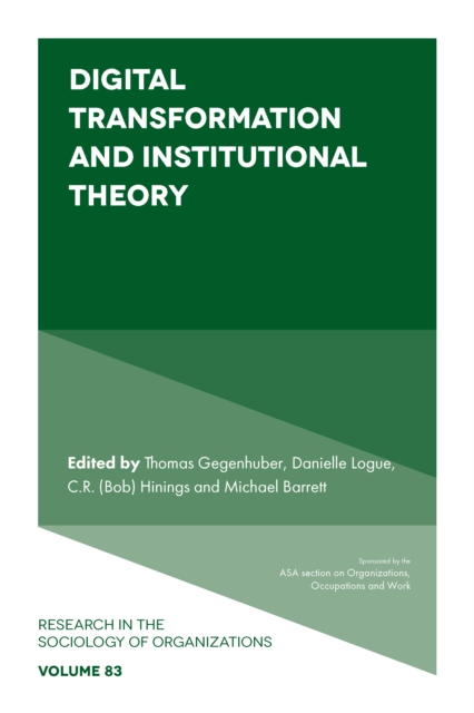 Digital Transformation and Institutional Theory, PDF eBook