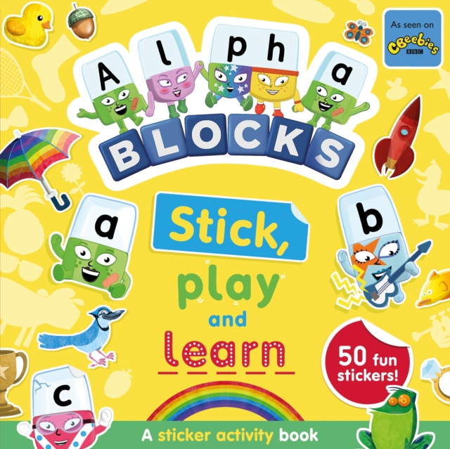 Alphablocks Stick, Play and Learn: A Sticker Activity Book, Paperback / softback Book