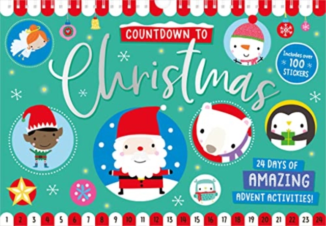 Sticker Activity Books Countdown to Christmas : Green, Paperback / softback Book