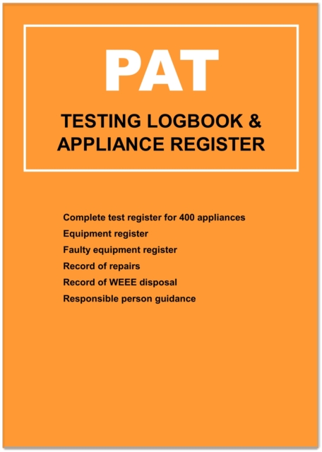 PAT (Portable Appliance Testing) Logbook, Paperback / softback Book