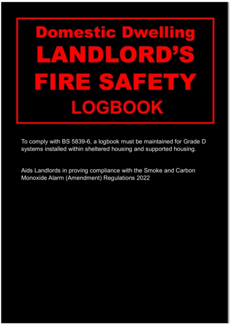 Landlords Domestic Dwelling Fire Safety Logbook, Paperback / softback Book