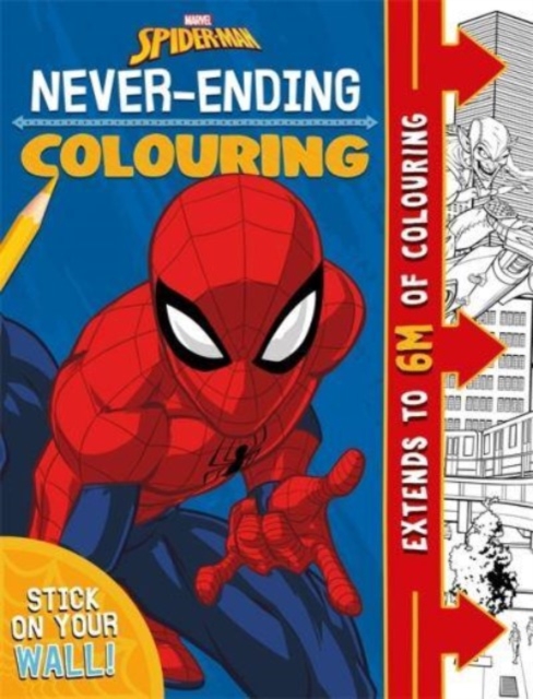 Marvel Spider-Man: Never-Ending Colouring, Paperback / softback Book
