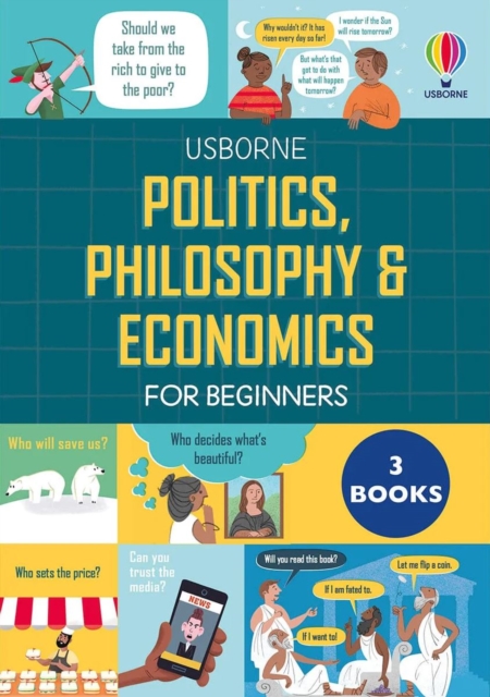 Politics, Philosophy and Economics for Beginners - 3 Book Set, Paperback Book