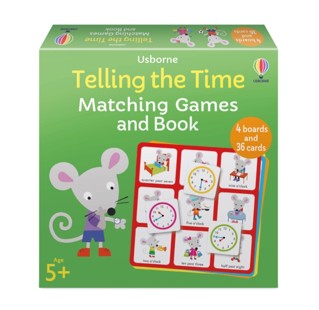 Telling the Time Matching Games and Book, Game Book
