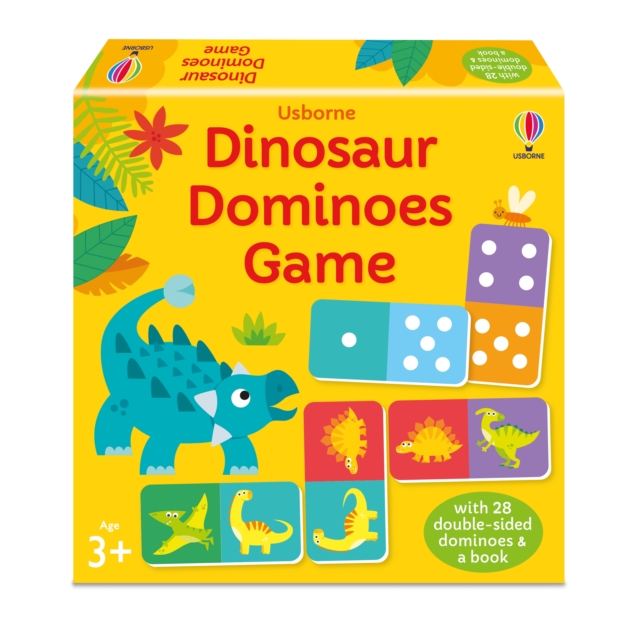 Dinosaur Dominoes Game, Game Book