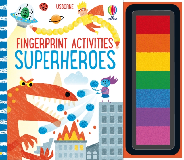 Fingerprint Activities Superheroes, Spiral bound Book