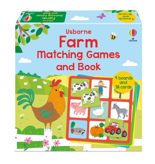 Farm Matching Games and Book, Game Book