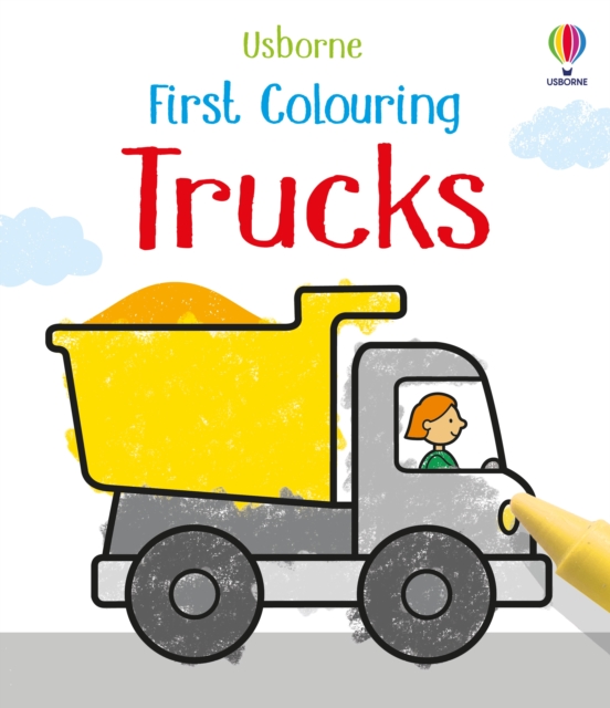 First Colouring Trucks, Paperback / softback Book