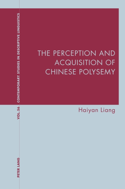 The Perception and Acquisition of Chinese Polysemy, PDF eBook