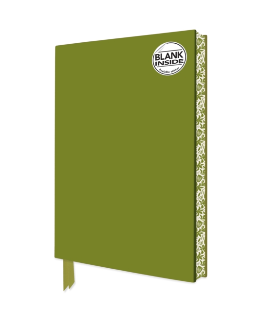 Sage Green Blank Artisan Notebook (Flame Tree Journals), Notebook / blank book Book