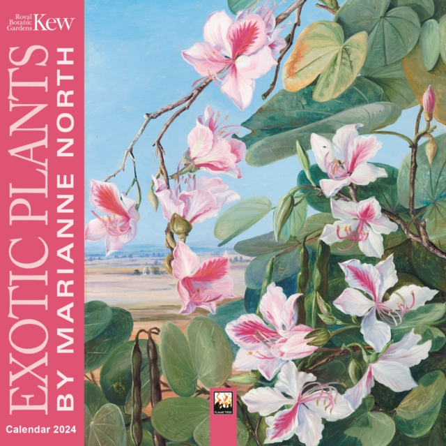 Kew Gardens: Exotic Plants by Marianne North Mini Wall Calendar 2024 (Art Calendar), Calendar Book