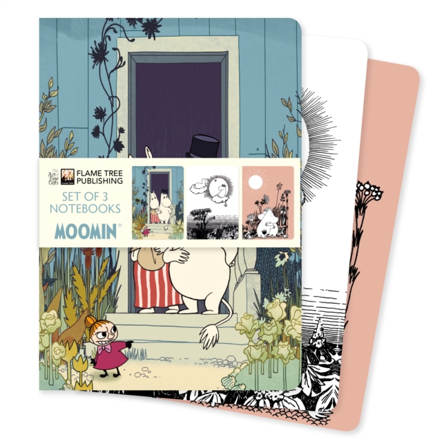 Moomin Set of 3 Standard Notebooks, Notebook / blank book Book
