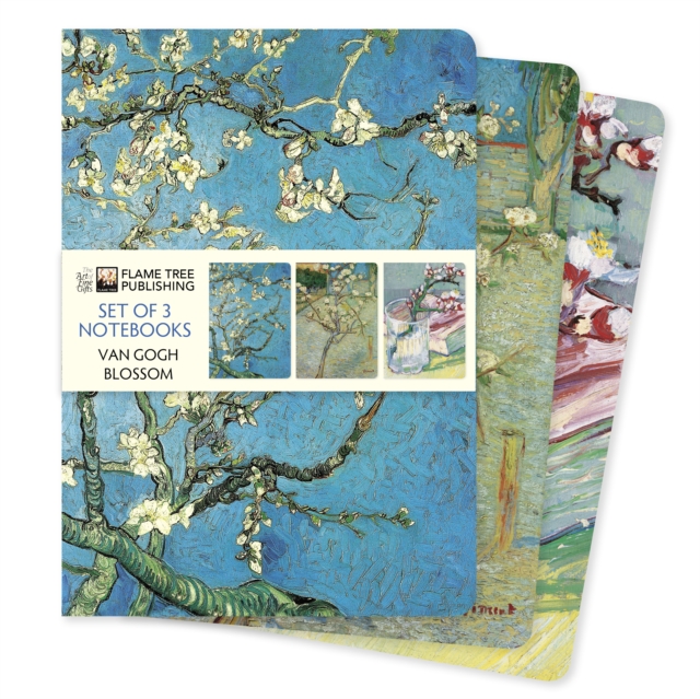 Vincent van Gogh: Blossom Set of 3 Standard Notebooks, Notebook / blank book Book
