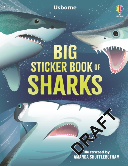 Big Sticker Book of Sharks, Paperback / softback Book