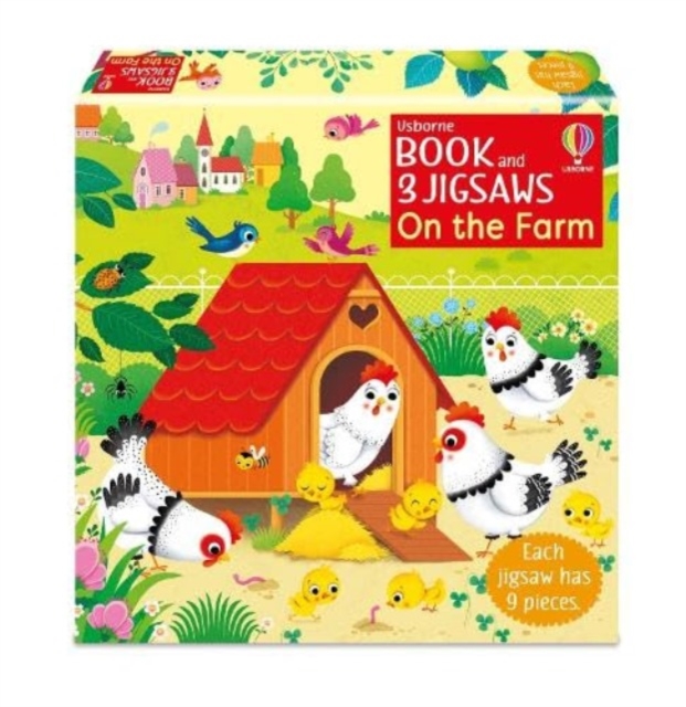 Usborne Book and 3 Jigsaws: On the Farm, Paperback / softback Book