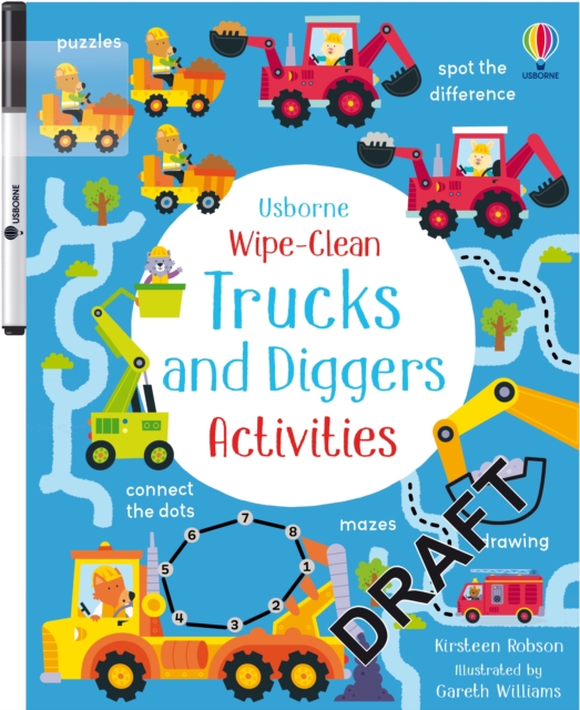 Wipe-Clean Trucks and Diggers Activities, Paperback / softback Book
