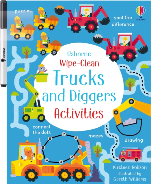 Wipe-Clean Trucks and Diggers Activities, Paperback / softback Book