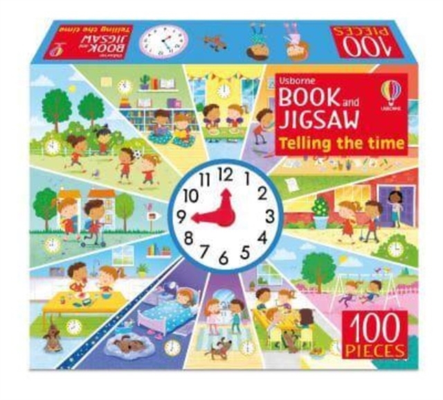 Usborne Book and Jigsaw Telling the Time, Paperback / softback Book