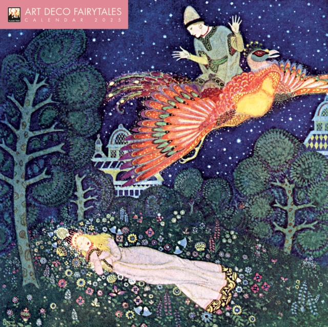 Art Deco Fairytales Wall Calendar 2025 (Art Calendar), Calendar Book