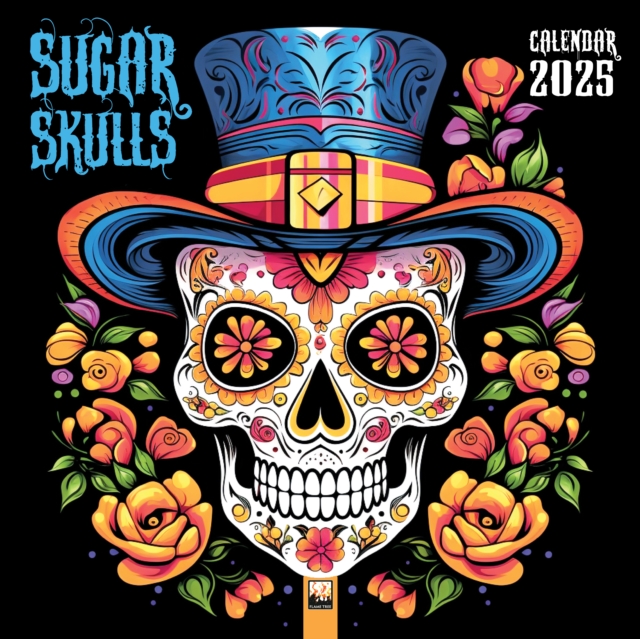 Sugar Skulls Wall Calendar 2025 (Art Calendar), Calendar Book
