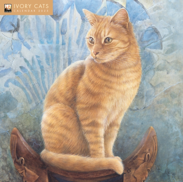 Ivory Cats by Lesley Anne Ivory Wall Calendar 2025 (Art Calendar), Calendar Book