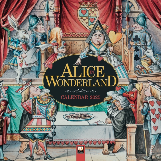 Science Museum: Alice in Wonderland Wall Calendar 2025 (Art Calendar), Calendar Book