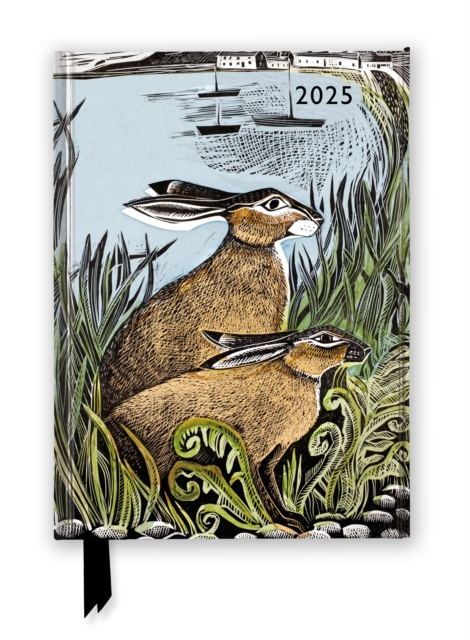 Angela Harding: Rathlin Hares 2025 Luxury Diary Planner - Page to View with Notes, Diary or journal Book