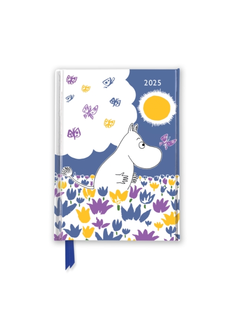 Moomin Among the Flowers 2025 Luxury Pocket Diary Planner - Week to View, Diary or journal Book