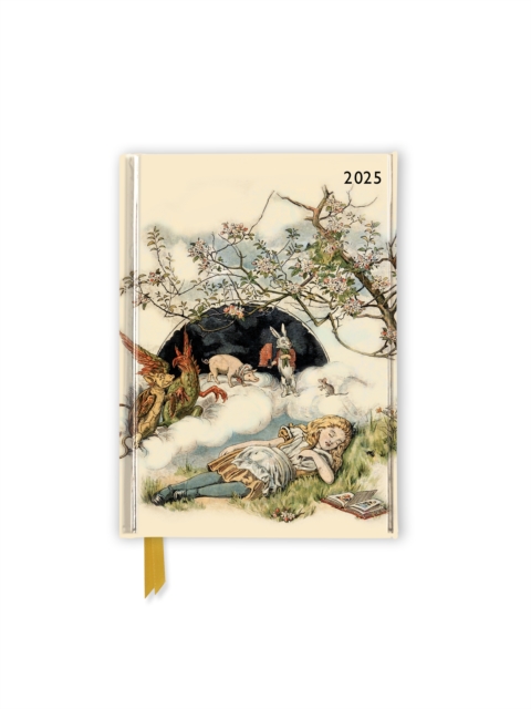 British Library: Alice Asleep 2025 Luxury Pocket Diary Planner - Week to View, Diary or journal Book