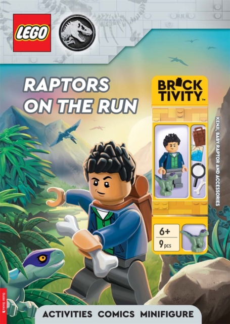 LEGO® Jurassic World™: Raptors on the Run (with Kenji minifigure, baby raptor and accessories), Paperback / softback Book