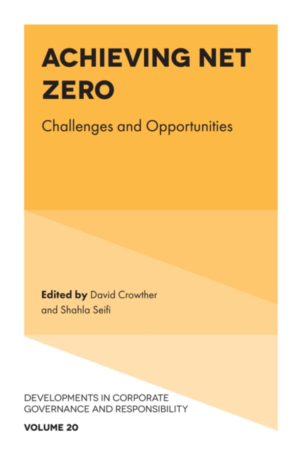 Achieving Net Zero : Challenges and Opportunities, Hardback Book