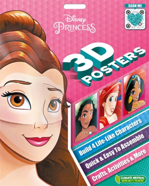 Disney Princess: 3D Posters, Paperback / softback Book