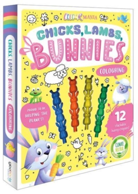 Chicks, Lambs, Bunnies Colouring, Paperback / softback Book