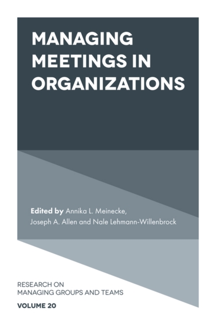 Managing Meetings in Organizations, PDF eBook