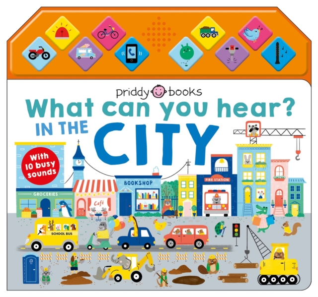 What Can You Hear? In The City, Board book Book