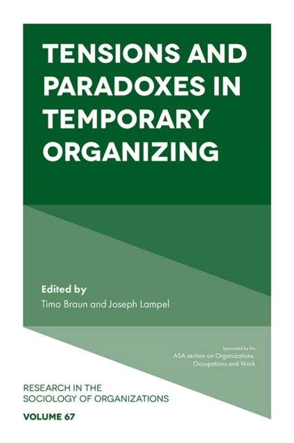 Tensions and paradoxes in temporary organizing, EPUB eBook