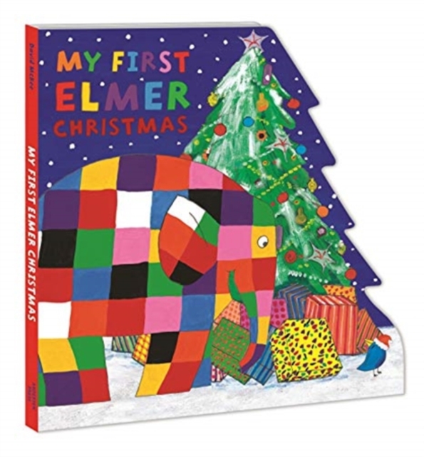 My First Elmer Christmas : Shaped Board Book, Board book Book