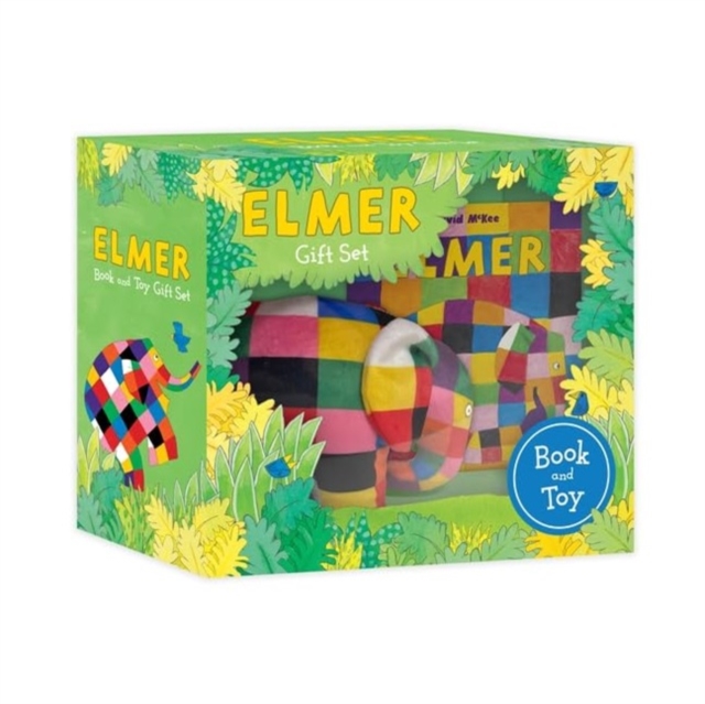 Elmer Book and Toy Gift Set, Multiple-component retail product, slip-cased Book