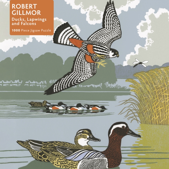 Adult Jigsaw Puzzle Robert Gillmor: Ducks, Falcons and Lapwings : 1000-piece Jigsaw Puzzles, Jigsaw Book