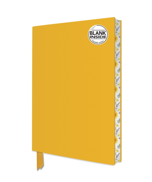 Sunny Yellow Blank Artisan Notebook (Flame Tree Journals), Notebook / blank book Book
