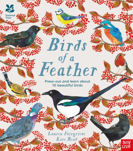 National Trust: Birds of a Feather: Press out and learn about 10 beautiful birds, Hardback Book