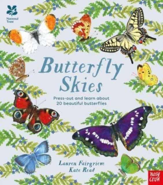 National Trust: Butterfly Skies : Press out and learn about 20 beautiful butterflies, Hardback Book