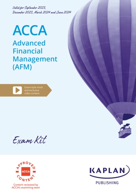 ADVANCED FINANCIAL MANAGEMENT - EXAM KIT, Paperback / softback Book